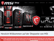 Tablet Screenshot of msi-shop.de